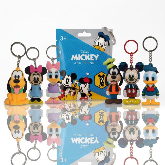 DISNEY CLASSIC Portachiavi 3D 6cm In Blind Bag 6ass..x…x